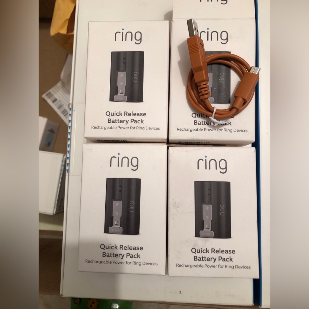 3 Ring Quick Release Battery Packs + 1 Extra Cord